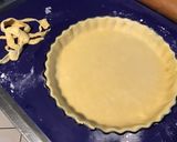 Une image de l'étape 2 de Tarte aux prunes (pâte brisée épeautre, lait, fleur d'oranger).