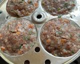 A picture of step 7 of Ragi Veggie Idli.