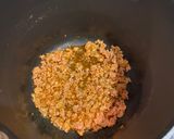 A picture of step 2 of Mexican Tomato Noodle Soup with Chorizo (Sopa de Fideo).