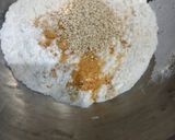 A picture of step 1 of Diet biscuits with brown sugar and sesame.