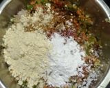 A picture of step 2 of Veg Manchurian.
