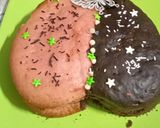 A picture of step 5 of Two in One Strawberry Chocolate Cake.