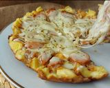 Foto langkah ke 8 dari resep Pizza Roti Tawar Teflon Anti Ribet.