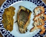 Foto del paso 9 de la receta: Sargo con langostinos y cremoso de mejillones