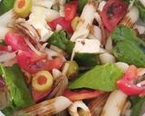 Pas rețetă Salată de paste🍜 cu roșii 🍅și baby spanac🥬 4 fotografie