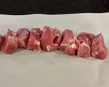A picture of step 2 of Pork Tenderloin with Bacon and Cheese.