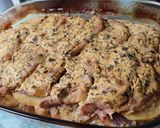 Mustáros karaj krumpliágyon recept fázis 5 fotója