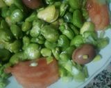 Une image de l'étape 3 de Salade des fèves.