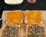 A picture of step 8 of Mushroom sandwich.