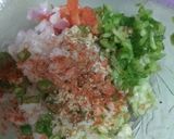 A picture of step 2 of Masala papad.