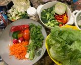 A picture of step 1 of Vegetable Stir-Fry (Vegan).