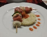 Foto del paso 8 de la receta: Brochette de ave con arroz pilaf