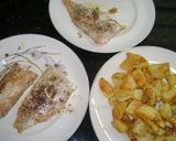 Foto del paso 5 de la receta: Merluza y papas en aceite de Dende