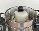 Hình bước làm 4 của món Yến Xào Chưng Táo Đỏ Hạt Sen