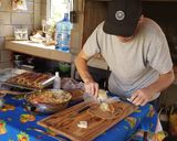 Foto del paso 2 de la receta: Canelones de pollo, choclo con panqueques de harina integral