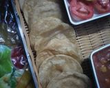 A picture of step 8 of Chickpea(Chole)curry and carom (ajwian) poori.