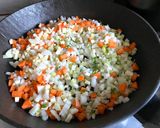 A picture of step 1 of Hunter's Pie.