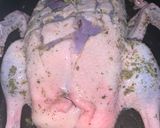 Mézes naranccsal és almával töltött kacsa recept fázis 2 fotója