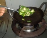 A picture of step 2 of Bhindi salad 🥗/ladies finger.