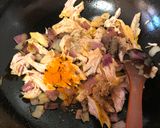 A picture of step 3 of Tahchin (Persian Saffron Rice Cake).