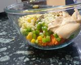 A picture of step 2 of Mexican Sandwich.