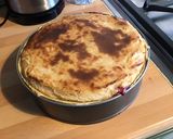 Une image de l'étape 11 de Flan pâtissier aux pêches de vigne.