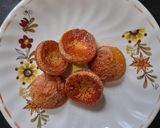 A picture of step 1 of Pumpkin curry.