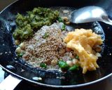 A picture of step 5 of Bittergourd chutney.
