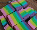 Foto langkah ke 8 dari resep Rainbow cake.