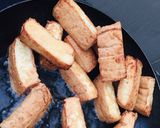 Hình bước làm 3 của món Bún riêu chay