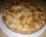 Foto del paso 4 de la receta: Tarta de jamón y queso con colitas de fiambre