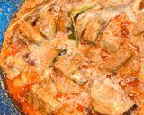 A picture of step 6 of Rendang daging babi.