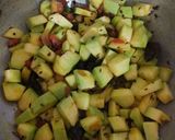 A picture of step 5 of Dahi wale kaddu.