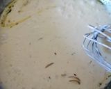 A picture of step 3 of Punjabi style kadhi.