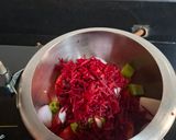A picture of step 2 of Beetroot Soup.