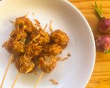 Foto langkah ke 4 dari resep Cilok #keto bawang goreng.