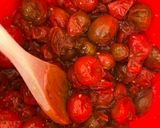 Foto del paso 1 de la receta: Pan pizza con tomates cherry asados, mozzarella y albahaca