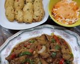 Foto langkah ke 8 dari resep Ayam Teriyaki plus Salad.