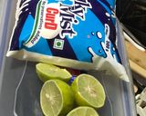 A picture of step 1 of Bangla’r Doi aar Lebu’r Ghol or Plain Yoghurt Lassi- Bong Style.