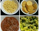 A picture of step 3 of Crunchy Biscuit Bhel.