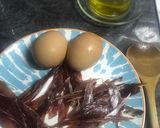 Foto del paso 1 de la receta Tortillita francesa de jamón ibérico