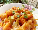 Foto langkah ke 3 dari resep Udang Saos Tomat.