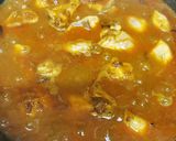 A picture of step 5 of Lockdown chicken curry.