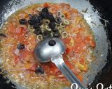 A picture of step 2 of Garlic Chives and Olives Farfalle.