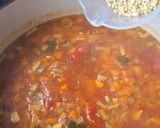 Une image de l'étape 3 de Soupe de fregula aux légumes façon minestrone.