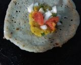 A picture of step 3 of Potatoes stuff semolina dosa with poha.