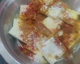 A picture of step 1 of Paneer tawa fry.