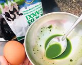 Hình bước làm 1 của món Dalgona MATCHA