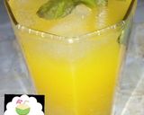 A picture of step 3 of Mango mints juice.