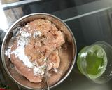 Hình bước làm 2 của món Giò gà chanh nhỏ